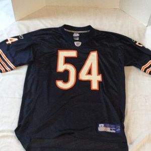 Reebok Urlacher 54 Chicago Bears Jersey L